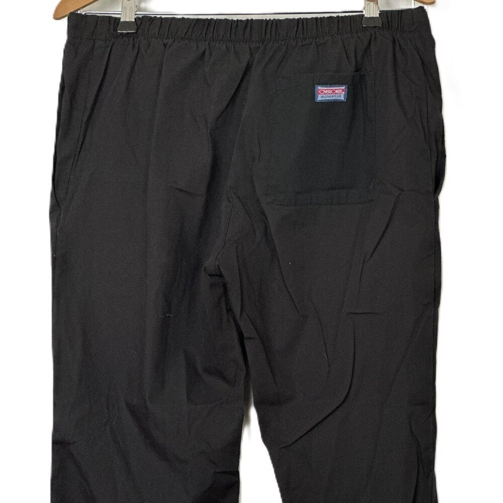 Black Cherokee Scrub Pants Size Small Drawstring - Picture 5 of 5